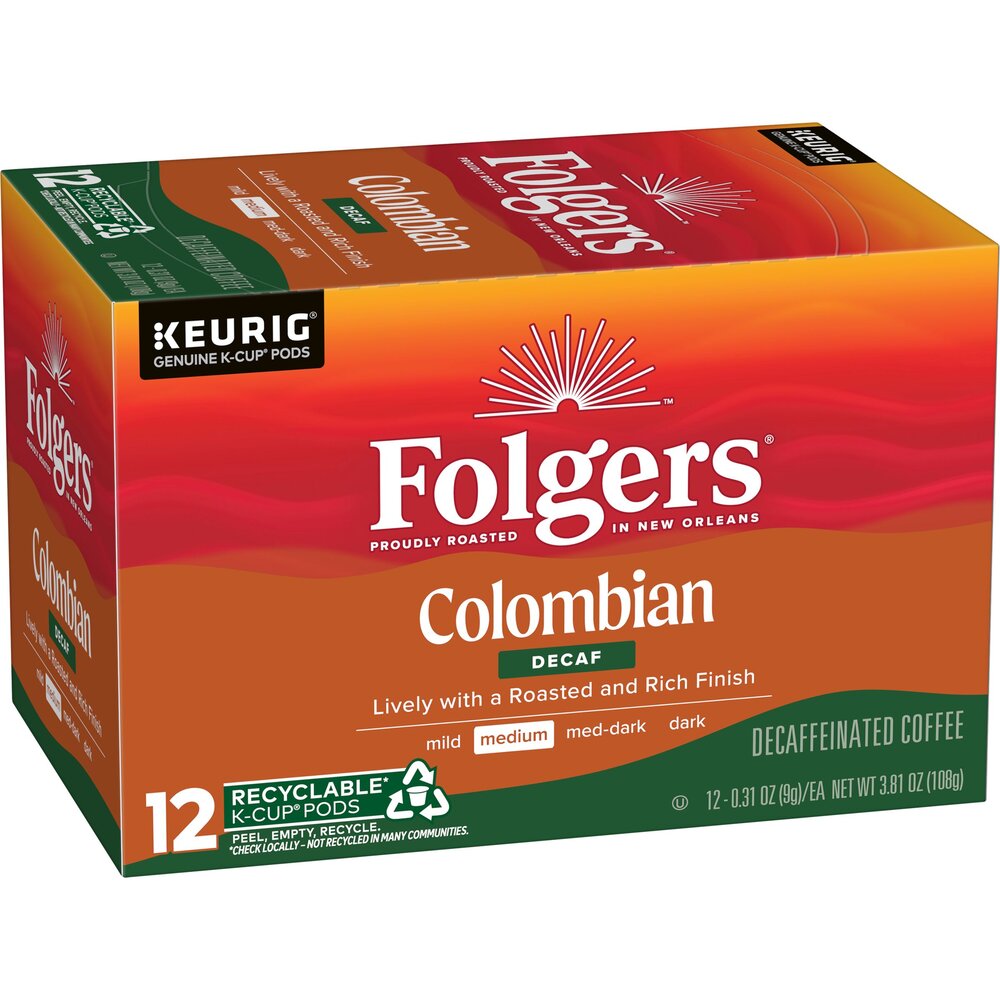 Folgers hot sale decaf coffee
