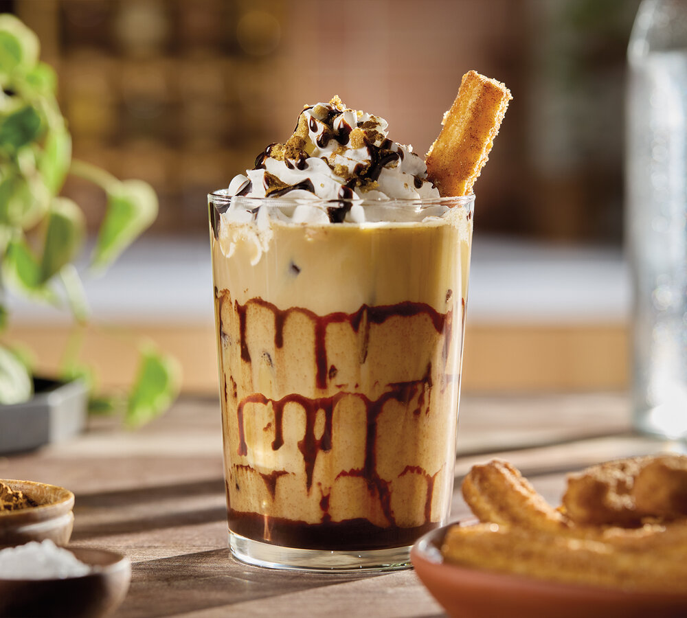 Churro con Chocolate Iced Coffee