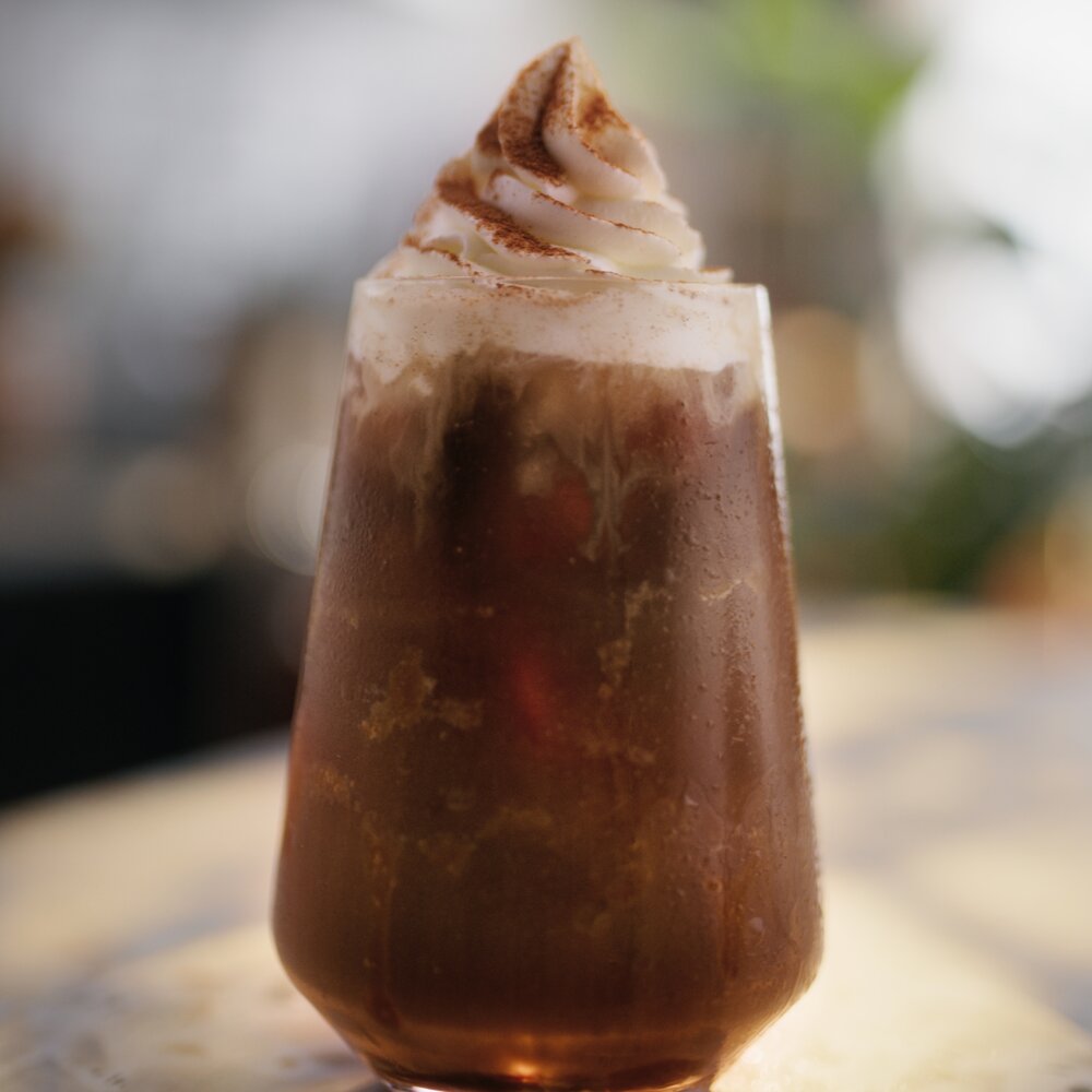 Caramel Pumpkin Spice Iced Coffee