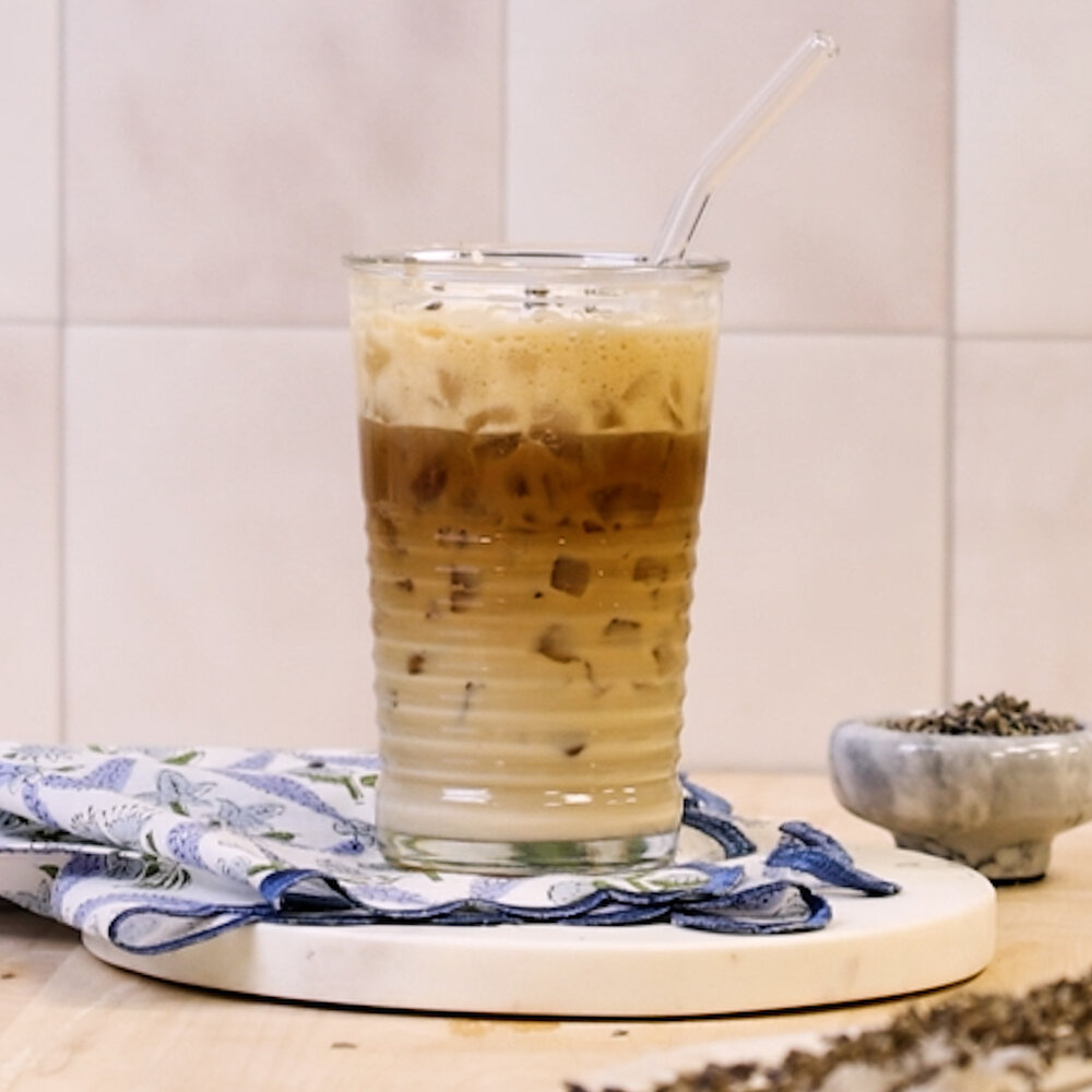 Honey Lavender Iced Latte