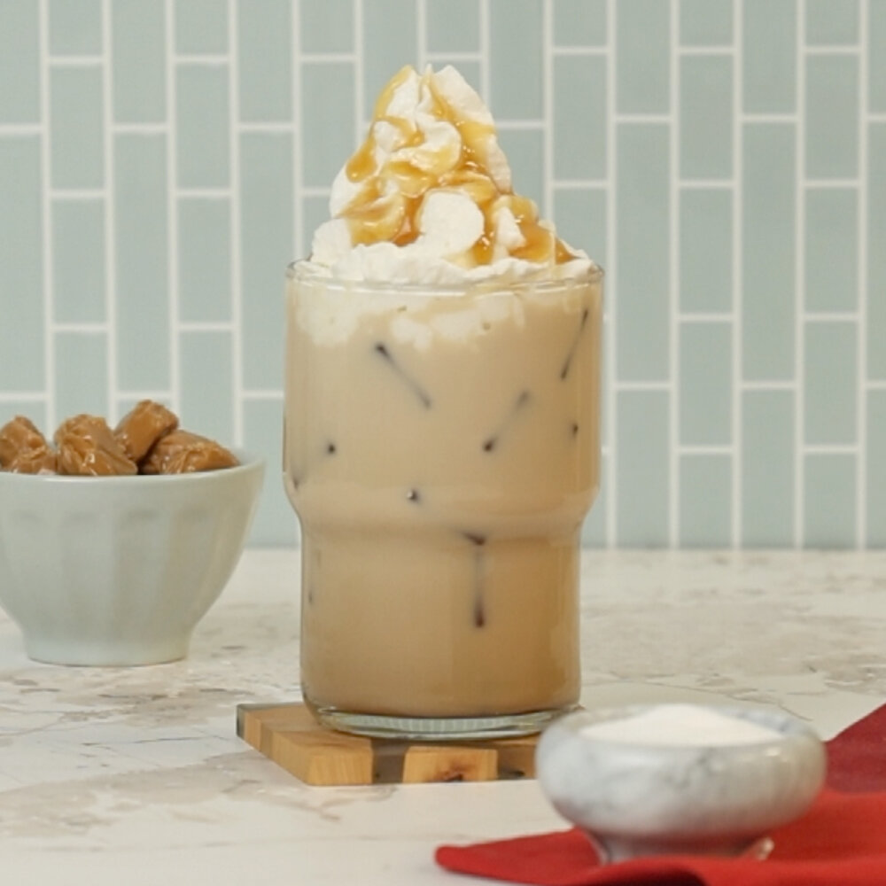 Salted Caramel Iced Coffee