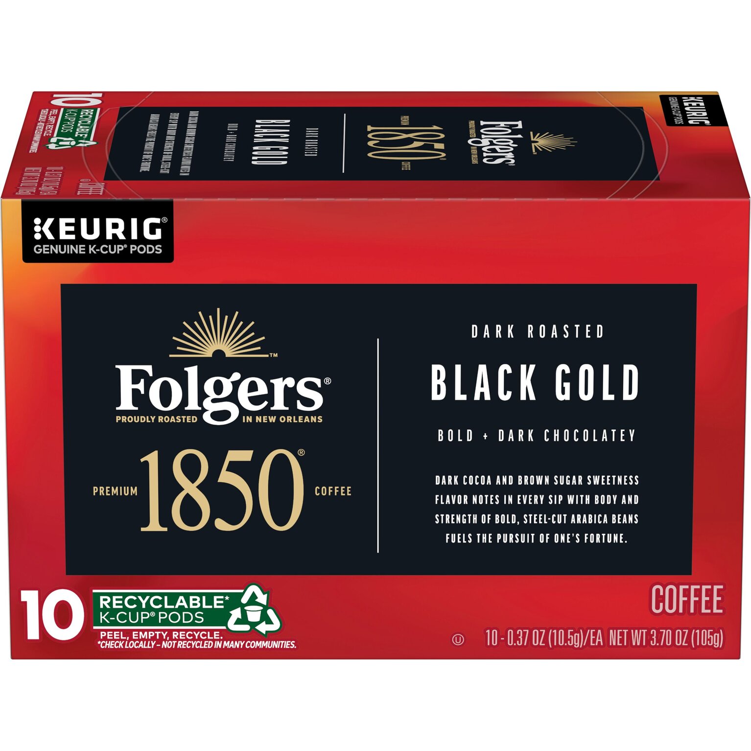1850 Black Gold K-Cup pods
